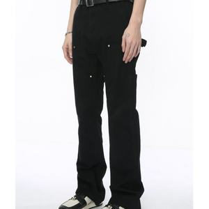 Custom <b>Mens</b> Retro Denim <b>Men</b> <b>Jeans</b> Pants Loose Fit Cotton Brown Straight Leg Baggy <b>Jeans</b> <b>for</b> <b>Men</b> <b>Carpenter</b> Style Denim <b>Jeans</b> - Product Image 5