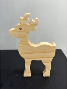 Figuritas hechas a mano de animales de madera para decoración moderna del hogar y elección de regalo de inauguración de la casa - Product Image 4