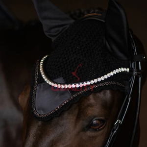 Pakistán fabrica capó de oreja de ganchillo transpirable ligero para caballos diseño cómodo lavable ideal para el verano - Product Image 6