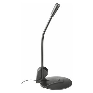 Primo <b>Desk</b> Wired Microphone For Pc <b>Black</b> 1.8m Condenser Mini Jack 3.5 Mm - Product Image 1