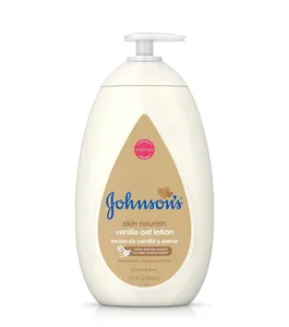 Johnson's Moisturizing Baby Body Lotion with Vanilla & Oat Extract for Dry Skin, 27.1 fl. Oz (800ml)