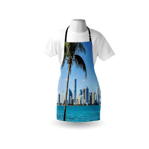 Prix de gros Nouvelle Arrivée Best-seller Tablier de cuisine sans manches en coton imprimé personnalisé à vendre - Product Image 2
