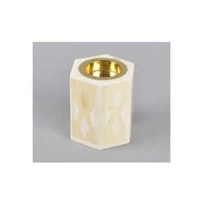 Brûleur d'encens incrusté d'os fait à la main de luxe Inde multi-parfumé Rose lavande sauge sclarée bois de santal Mubkhar Bakhoor aromathérapie - Product Image 5