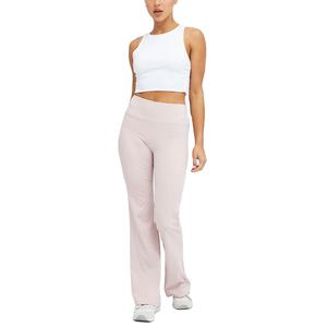 2025 nouveauté Offre Spéciale femmes taille haute pantalon évasé Fitness entraînement Yoga pantalon durable pour l'été exercice pantalon évasé - Product Image 3