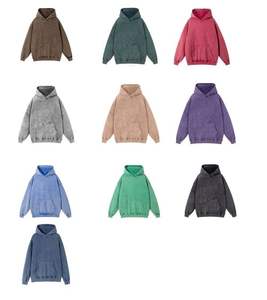 Sweats à capuche chauds en coton 350GSM Sweatshirts unisexes élégants Vêtements décontractés confortables Prix d'usine Vente en gros Logo personnalisé - Product Image 3