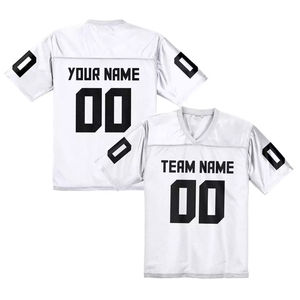 Camisetas de equipo en blanco de fútbol americano masculino juvenil y al por mayor con opción de talla grande - Product Image 5