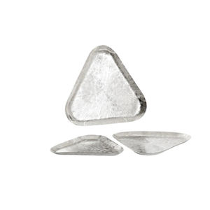 ถาดอาหารโลหะทำจากอะลูมิเนียมที่มีคุณภาพระดับพรีเมียมไม่เหมือนใครถาดอาหารโลหะที่หรูหรามีขนาดแตกต่างกันสำหรับการให้บริการที่ทันสมัย - Product Image 5