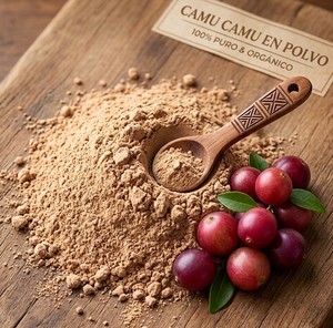 Polvo de Fruta de Camu Camu Peruano Puro al por Mayor, Alto en Vitamina C, Superalimento Orgánico, Materia Prima Exportada por Agrilatin SAC - Product Image 2