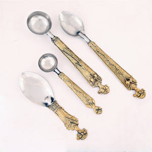 Leaf Design Handles Shiny Finished <b>Cutlery</b> For Restaurant Home Cafe and <b>Canteens</b> Use Tabletop Stainless Steel <b>Cutlery</b> Sets - Product Image 5