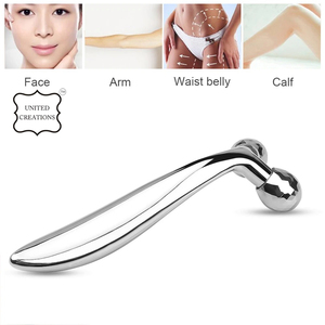 เครื่องนวดหน้าแบบลูกกลิ้ง3D เครื่องนวดหน้าลูกกลิ้งเหล็กรูปตัวที - Product Image 3