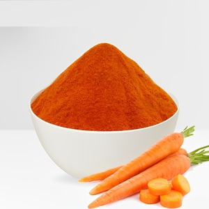 Poudre de carotte en vrac séchée FD à forte demande pour mélanges de smoothies biologiques boissons énergisantes nutrition pour bébé - Product Image 1