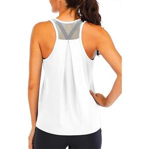 Camisetas sin mangas transpirables para mujer, venta al por mayor, personalizadas para damas con logotipo, envío gratis, camiseta sin mangas para gimnasio, camiseta de verano personalizada para mujer a granel - Product Image 4