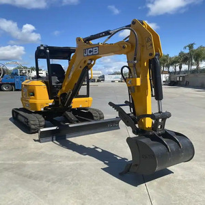 Mini-excavatrice compacte sur chenilles JC-B 35Z-1 de 3,5 tonnes avec pelle hydraulique, lame de bulldozer, moteur diesel turbo et contrôle PLC de haute performance - Product Image 1