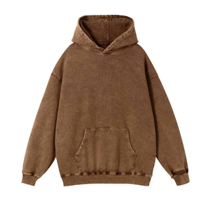 Sweats à capuche de qualité pure 100% coton pour hommes, logo personnalisé imprimé à la mode, vente en gros d'automne de toutes les tailles, service OEM - Product Image 3