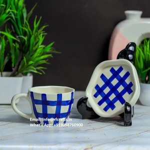 Porcelain Tea <b>Cup</b> Set with Infuser and Wooden Tray | Elegant Ceramic Mug Set for Office and Home - Product Image 3