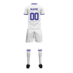 Vêtements de football de haute qualité à séchage rapide pour hommes Chemises et hauts Kits d'équipe sportive pour jeunes Nom personnalisé Taille Uniforme de football - Product Image 4