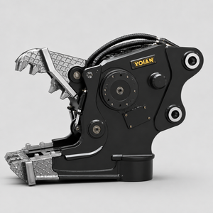 Heavy Duty Excavator Magnetic Scrap Pulverizer Hydraulic Demolition Shear Magnet Clamp for <b>Waste</b> Steel Recycling - Product Image 2