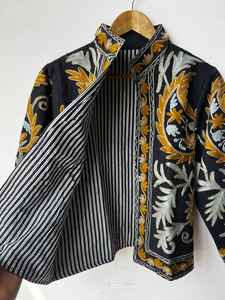 Chaqueta Bomber Acolchada Vintage de Lona Tejida con Bordado Suzani, 100% Algodón, para Otoño e Invierno, Gran Venta - Product Image 2