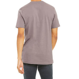 BELLA + TOILE 3001 Unisexe Jersey À Manches Courtes T-shirt Coupe Moderne Blanc T-Shirt pour hommes Confort Doux Léger T-shirt - Product Image 3