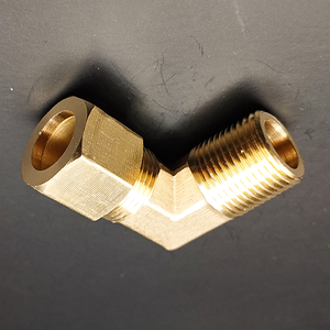 Nén áp lực cao nam khuỷu tay đồng thau bspt phụ kiện đường ống mạ xử lý bề mặt kháng cao - Product Image 4