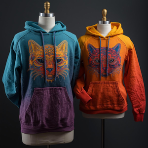 Sudaderas con Capucha de Invierno con Apliques Personalizados, Sudadera de Forro Polar de Poliéster/Nailon, Diseño de Parche Cosido Digital, Opciones OEM/ODM, Fabricadas por Nosotros Mismo - Product Image 1