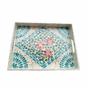 Handmade Decorative Mother of Pearl Chocolate Serving Tray All Events Table Decorative Food Serving Tray for <b>Hotel</b> <b>Supplies</b> - Product Image 4