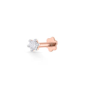 จิวเวลรี่ต่างหูจมูกแบบวินเทจ โอปอลรูปทรงลูกศร ทอง 14k สแตนเลสสตีล - Product Image 3