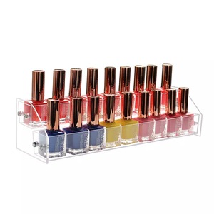 Estante acrílico de alta capacidad para esmalte de uñas, pantalla transparente duradera para organizar grandes colecciones - Product Image 3