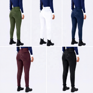 Pantalon d'équitation pour femmes, avec assise intégrale en silicone antidérapant, durable, pour le sport, séchage rapide - Product Image 2