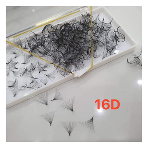 Extensiones de Pestañas Hechas a Mano con Volumen Completo de Pelo Sintético Pre-fabricado 16D del Fabricante Vietnamita, Fáciles de Usar para Maquillaje Diario y Belleza - Product Image 6