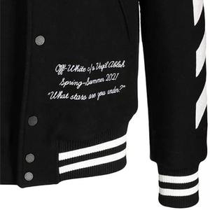Chaqueta de béisbol Letterman Custom Street Wear Logo parches Varsity Jacket personalizado 2025 hombres bordado Varsity Jacket - Product Image 5