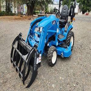LS <b>Mini</b> Tractor Riding <b>Lawn</b> <b>Mower</b> with Front Loader and Backhoe 2-Stroke/4-Stroke Industrial Grade Aluminum - Product Image 1