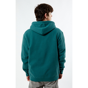 Sudadera con capucha de algodón grueso de bajo MOQ para hombre, diseño personalizado con logo, impresión digital y bolsillos frontales. - Product Image 4