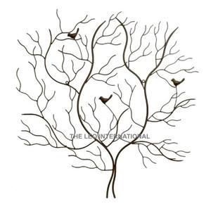 Décoration murale géométrique en métal doré, style indien, artisanat de luxe fait main, pour la maison - Product Image 6