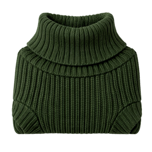 Pull en tricot côtelé pour chien, vert chasseur, doux et chaud, pull pour animaux de compagnie, vêtements en tricot confortables pour l'hiver, pour chiens de petite et moyenne taille, coupe premium - Product Image 6
