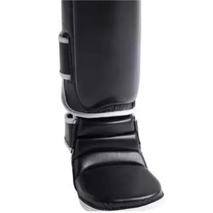 Espinillera de cuero de Material PU de alta calidad, nuevo último diseño para boxeo y protección de seguridad MMA, venta al por mayor, espinilleras a la venta - Product Image 4