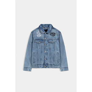 Chaqueta vaquera de la mejor calidad para hombre, chaqueta vaquera de manga larga de estilo otoñal a precio bajo para hombre - Product Image 1