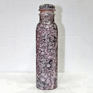 Botella de cobre de metal con diseño personalizado y estilo, precio bajo, antigua, elegante, hecha a mano, India, superventas, botella martillada de cobre - Product Image 4