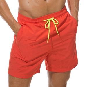 Shorts d'été en coton de couleur unie Shorts décontractés pour hommes pantalons de plage pantalons de survêtement surdimensionnés amples personnalisés pantalons courts pour hommes - Product Image 1