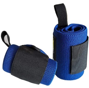 GAF Custom Logo Gym Fitness Wrist Wraps Heavy Duty <b>Barbell</b> Weightlifting Wrist Wrap Pair Custom Colors For Men And Women - Product Image 2