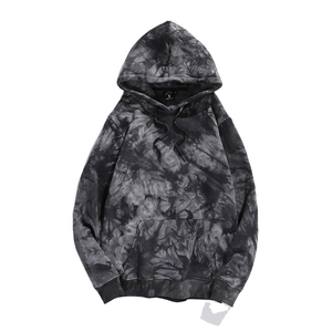 2025 prendas de vestir exteriores de moda para hombres, teñido con lazo, lavado ácido, 100% algodón, jersey de hombro caído sostenible, MOQ bajo, sudaderas con capucha cómodas - Product Image 1