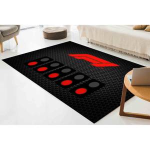 Tapis imprimé Drive to Survive : Tapis chenille tendance pour salle de jeux gamer - Product Image 1