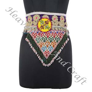 Vintage Belt Belly Dance Bead Afghani Traditional Waist Belt Kuchi Tribal BB098A <b>Old</b> Banjara Real Vintage Handmade Beaded Belts - Product Image 2