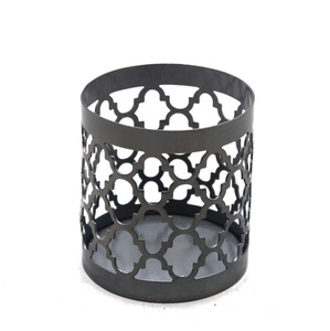 Vela de hierro chapada en latón dorado antiguo, soporte votivo hecho a mano, decoración de jardín personalizada para decoraciones del hogar - Product Image 2