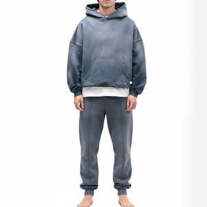 Chándales para hombre de alta calidad, estilo vintage, efecto desgastado por el sol, del mejor fabricante y proveedor. Chándal con efecto desgastado por el sol para hombre. - Product Image 1