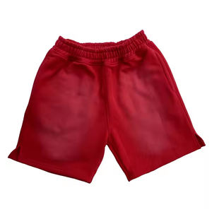 Trendy Acid Wash Flattering Fit <b>Men's</b> <b>Shorts</b> 100% Cotton Windproof Canvas Drawstring Closure Warm Weather Wardrobe <b>Shorts</b> for - Product Image 3