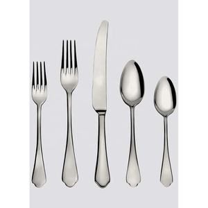 Juego de Cubiertos de Plata para Hotel, Restaurante o Boda, Diseño Antiguo, Mango Plateado, Juego de Cubiertos de Plata - Product Image 1