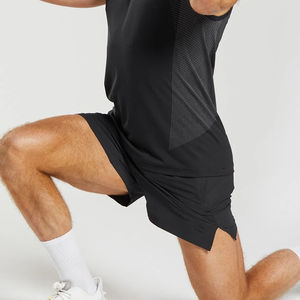 Shorts de bain pour hommes entièrement personnalisés - Tissu en spandex/polyester respirant, imperméable et à séchage rapide, teinture unie, OEM disponible - Product Image 4