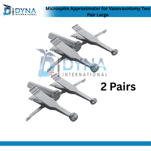 ชุดเครื่องมืออัตราเซียไมโครสไปค์สแตนเลสสองคู่ขนาดใหญ่สำหรับ vasovasostomy - Product Image 3