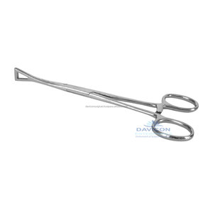 Pinza de sujeción de tejido Peninintgon de acero inoxidable, mandíbulas dentadas triangulares de 8 pulgadas - Product Image 3